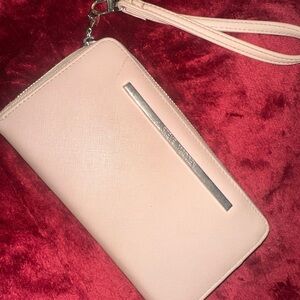 Steve Madden Light Pink Wristlet Wallet
